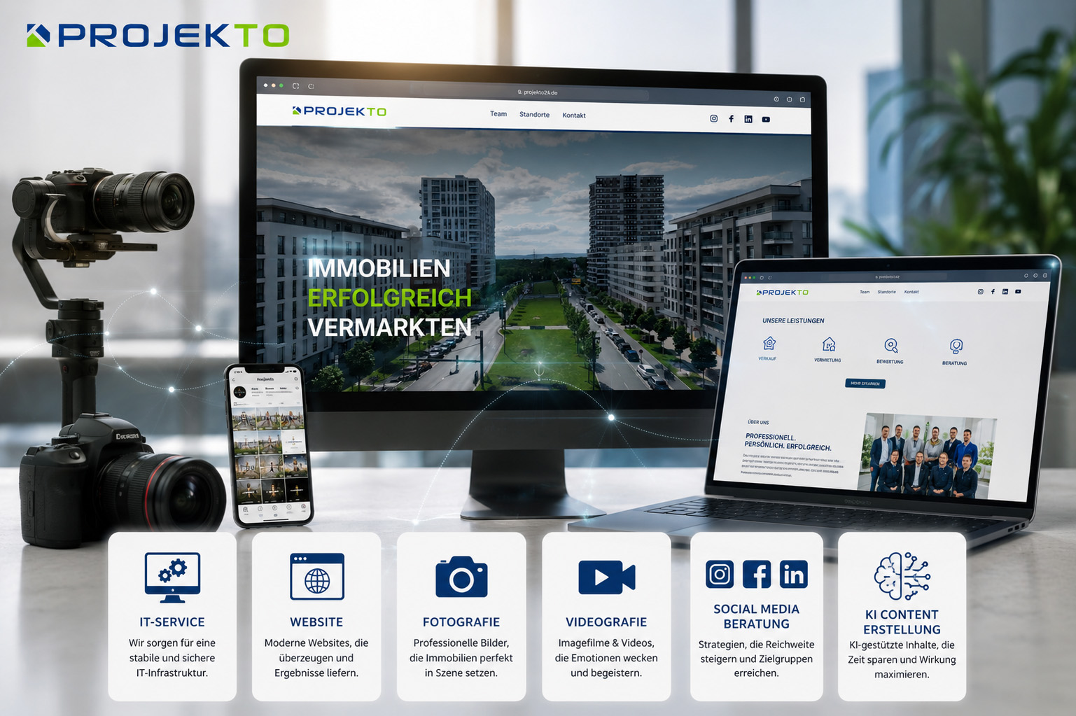Website projekto24 – Fullservice von Web Emotions